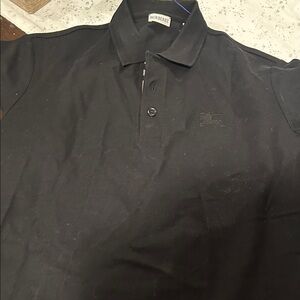 Burberry Classic Black Polo Shirt for Men